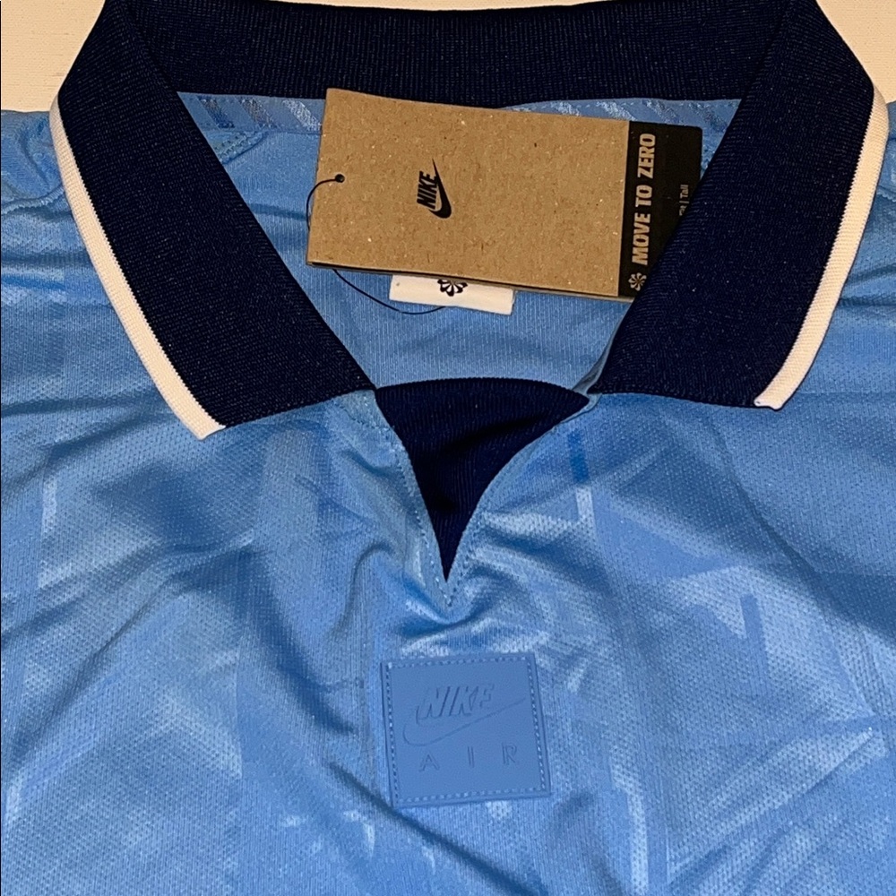Nike Air Shirt Men's XL Tall Long Sleeve Jersey Soccer  Blue HM8987 XLT - Picture 5 of 9
